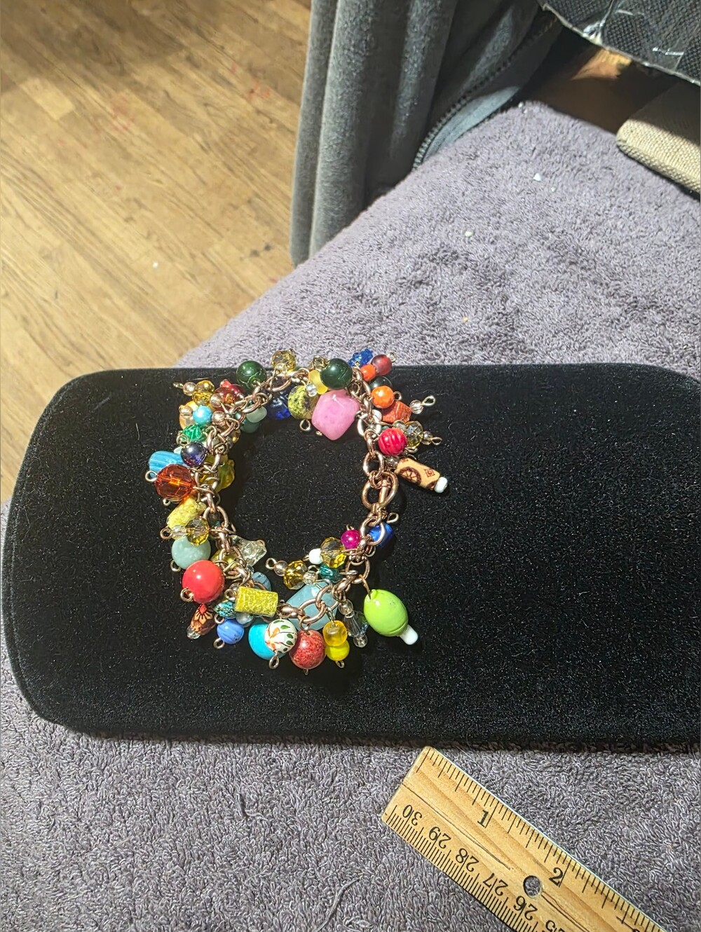 Rose Gold Colored Fruit  Baket Bracelet